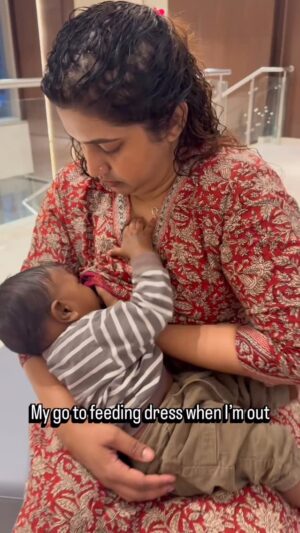 Sameera Sherief Instagram - If you are a feeding mom or expecting to feed soon, don’t miss out on @wearemeerabharadwaj maternity wear! They are the best!