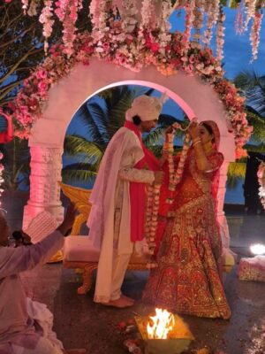 Sanchita Banerjee Instagram - After 14 beautiful years of love, laughter, patience, and countless memories — our dream has finally come true. 💍❤️
We are married! 🥹💫

This journey has been nothing short of magical. I want to begin by thanking Bholenath, my God, for everything — for guiding us, protecting us, and for finally blessing us with this moment we’ve dreamt of for so long. 🙏

To our families, thank you for your endless love, support, and understanding. You’ve stood by us through every phase, and this day wouldn’t have been possible without your blessings. 💕

To our friends, thank you for always being our biggest cheerleaders — for your constant love, wishes, and support through all these years. You made this celebration even more special. 🤍

And to Ruhaan, my partner, my best friend, my forever — thank you for being you. For always standing by my side, for believing in us, and for loving me unconditionally. I love you now, and I’ll love you forever. ❤️

This is not just a wedding — it’s the celebration of a bond that has grown stronger with time, faith, and love. I am truly overwhelmed and filled with gratitude. Here’s to forever, to love, and to the most beautiful new beginning of our lives. ✨🧿❤️😇🤗

#JustMarried #DreamComeTrue #14YearsOfLove #GratefulHeart #ForeverUs #BholenathBlessings #NewBeginnings #newlife #instagood #love #smile #happy #instadaily #ootd #picoftheday #blessed