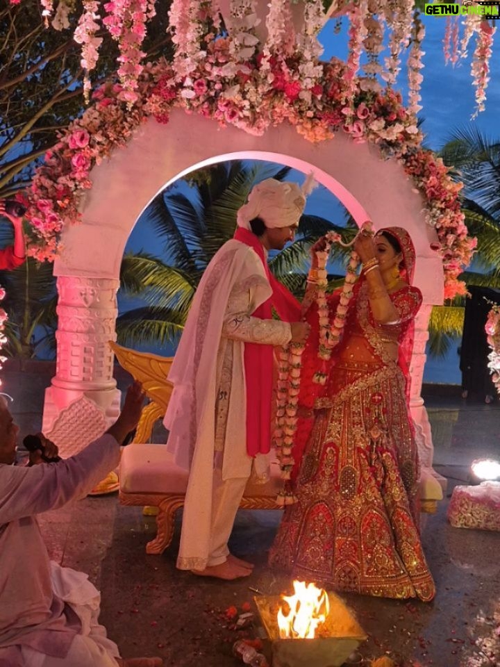 Sanchita Banerjee - 351.2K Likes - After 14 beautiful years of love, laughter, patience, and countless memories — our dream has finally come true. 💍❤️
We are married! 🥹💫

This journey has been nothing short of magical. I want to begin by thanking Bholenath, my God, for everything — for guiding us, protecting us, and for finally blessing us with this moment we’ve dreamt of for so long. 🙏

To our families, thank you for your endless love, support, and understanding. You’ve stood by us through every phase, and this day wouldn’t have been possible without your blessings. 💕

To our friends, thank you for always being our biggest cheerleaders — for your constant love, wishes, and support through all these years. You made this celebration even more special. 🤍

And to Ruhaan, my partner, my best friend, my forever — thank you for being you. For always standing by my side, for believing in us, and for loving me unconditionally. I love you now, and I’ll love you forever. ❤️

This is not just a wedding — it’s the celebration of a bond that has grown stronger with time, faith, and love. I am truly overwhelmed and filled with gratitude. Here’s to forever, to love, and to the most beautiful new beginning of our lives. ✨🧿❤️😇🤗

#JustMarried #DreamComeTrue #14YearsOfLove #GratefulHeart #ForeverUs #BholenathBlessings #NewBeginnings #newlife #instagood #love #smile #happy #instadaily #ootd #picoftheday #blessed