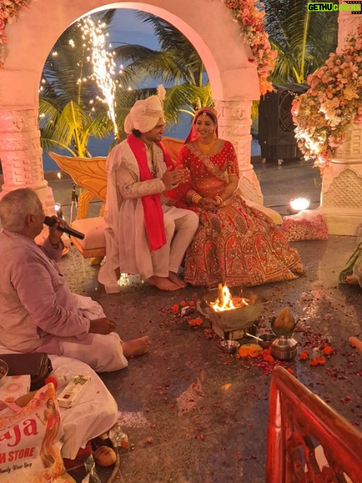 Sanchita Banerjee - 351.2K Likes - After 14 beautiful years of love, laughter, patience, and countless memories — our dream has finally come true. 💍❤️
We are married! 🥹💫

This journey has been nothing short of magical. I want to begin by thanking Bholenath, my God, for everything — for guiding us, protecting us, and for finally blessing us with this moment we’ve dreamt of for so long. 🙏

To our families, thank you for your endless love, support, and understanding. You’ve stood by us through every phase, and this day wouldn’t have been possible without your blessings. 💕

To our friends, thank you for always being our biggest cheerleaders — for your constant love, wishes, and support through all these years. You made this celebration even more special. 🤍

And to Ruhaan, my partner, my best friend, my forever — thank you for being you. For always standing by my side, for believing in us, and for loving me unconditionally. I love you now, and I’ll love you forever. ❤️

This is not just a wedding — it’s the celebration of a bond that has grown stronger with time, faith, and love. I am truly overwhelmed and filled with gratitude. Here’s to forever, to love, and to the most beautiful new beginning of our lives. ✨🧿❤️😇🤗

#JustMarried #DreamComeTrue #14YearsOfLove #GratefulHeart #ForeverUs #BholenathBlessings #NewBeginnings #newlife #instagood #love #smile #happy #instadaily #ootd #picoftheday #blessed
