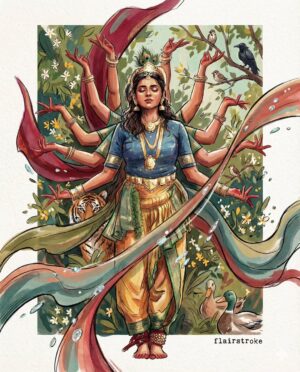 Sanskruti Balgude Instagram - Sambhavami yugey yugey 🥹✨❣️
.
.
Picture credit @sonal_jagtap1988 
.
.
Dm for customized commission work and pricings. 

(Illustration, digital, art, frame, gift, couple gift ideas, digital draw, procreate, infinite design, infinite painter, sketchbook, Trending ai, gemini ai, gemini, chatgpt, sd sdxl, juggernaut, fooxus, hyper diffusion, diffusion XL, gemini reel)