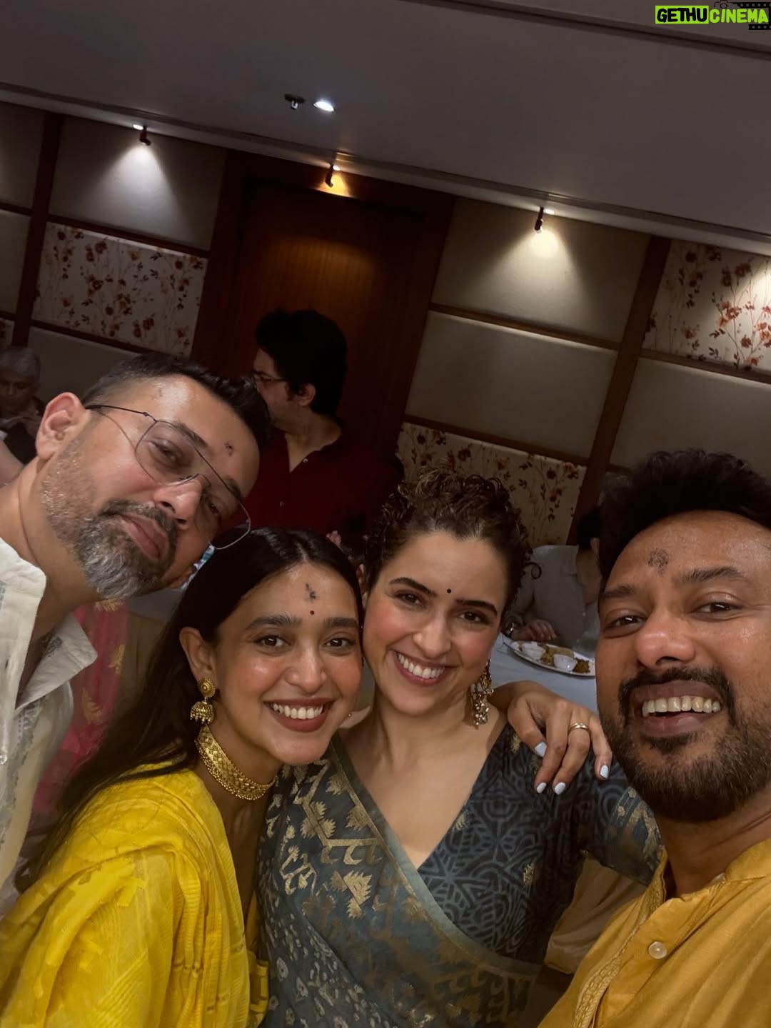Sayani Gupta - 38.5K Likes - Saraswati Bidyeboti 🌼
The one day we wait for all year. 

Thank you Tani di, Dada and the entire family for bringing us together each year for Ma. 
#31years
