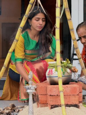 Shalini Balasundaram Instagram - A celebration of gratitude, growth, and grace. Happy Pongal #shalinibalasundaram #pongalcelebration