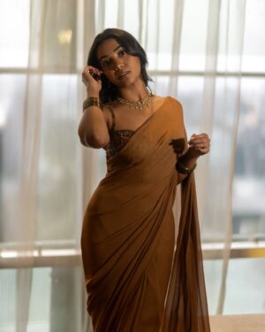 Shivathmika Rajashekar Instagram - Nandri ✨

Styled by @shefalideora_ 
Captured by @chinthuu_kliicks
Wearing @ritikaguptaofficial
Jewellery @adorebypriyanka