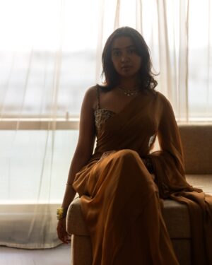 Shivathmika Rajashekar Instagram - Nandri ✨

Styled by @shefalideora_ 
Captured by @chinthuu_kliicks
Wearing @ritikaguptaofficial
Jewellery @adorebypriyanka