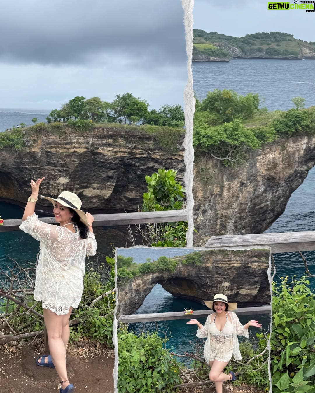 Shriya Sharma - 83.5K Likes - Crochet, cliffs and crashing waves at Broken Beach 🌊✨
There’s something magical about this place — a natural arch carved by time, turquoise water swirling below, and the wind that makes you feel alive in the best way.
Bali’s wild side… and me soaking in every bit of it.