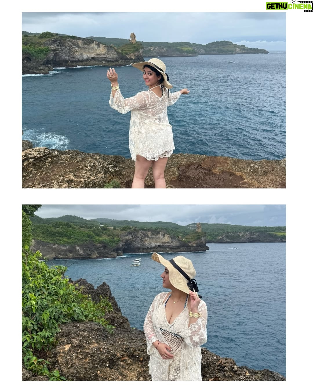 Shriya Sharma - 83.5K Likes - Crochet, cliffs and crashing waves at Broken Beach 🌊✨
There’s something magical about this place — a natural arch carved by time, turquoise water swirling below, and the wind that makes you feel alive in the best way.
Bali’s wild side… and me soaking in every bit of it.