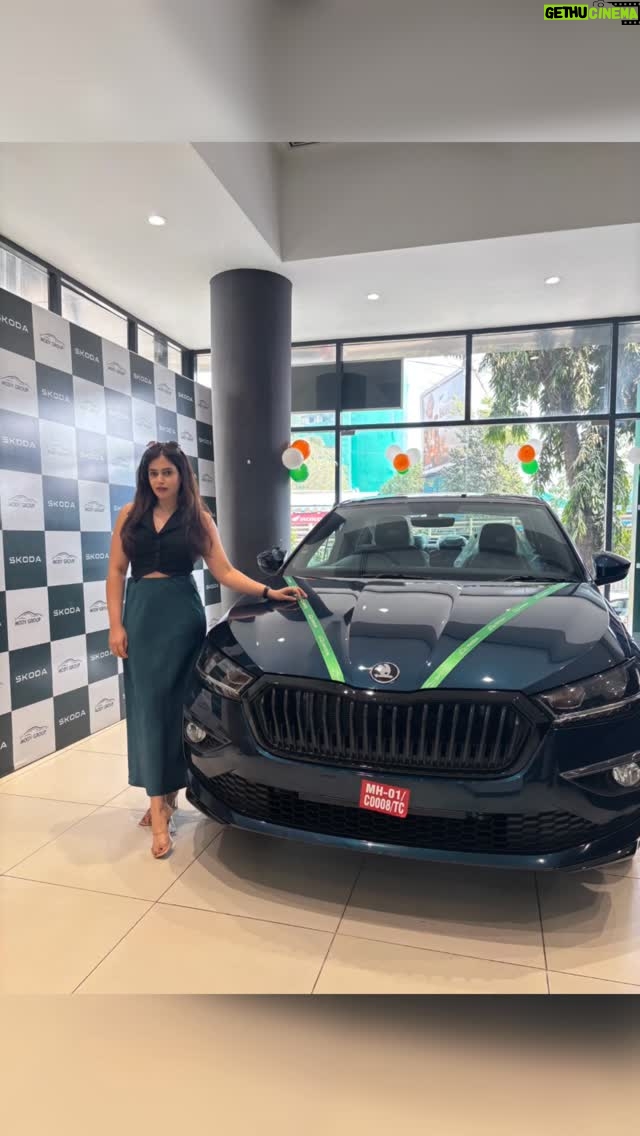 Shruthi Prakash - 51.5K Likes - First car,
And somehow… it feels like first love❤️

10 years in Bombay taught me patience, faith, and resilience.
Every audition, every wait, every day I showed up with work, without work , led me here.

Even when the world said you can’t,
I held on to a small voice inside that said I can.

Grateful beyond words to God, my parents, the universe, and to myself for choosing belief over fear.

First car.
First of many dreams coming home.
And the journey… it’s only just begun. ❤️🚗✨
Hello 2026, I love you😘
Škoda Slavia Monte Carlo 1.5 @skodaindia 

#shrutiprakash #skoda #firstcar #luxury