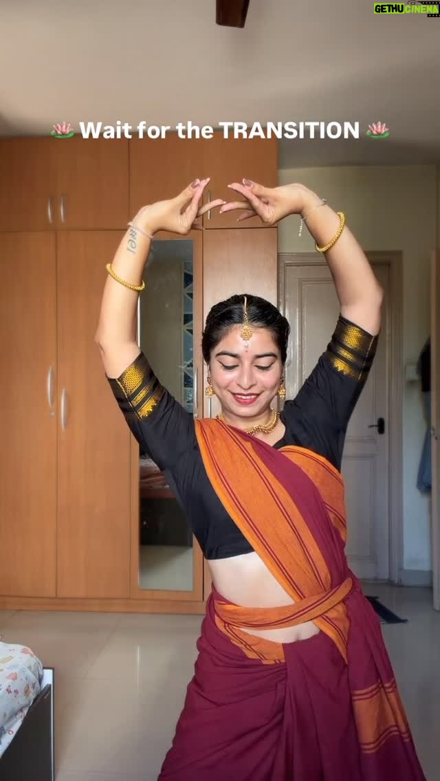 Siddhi Mahajankatti - 119.1K Likes - • I’ve been waiting to do this transition in my dance attire!! • 

#trend #trendingreels #viral #trendingnow #bharatanatyam #dance #traditional