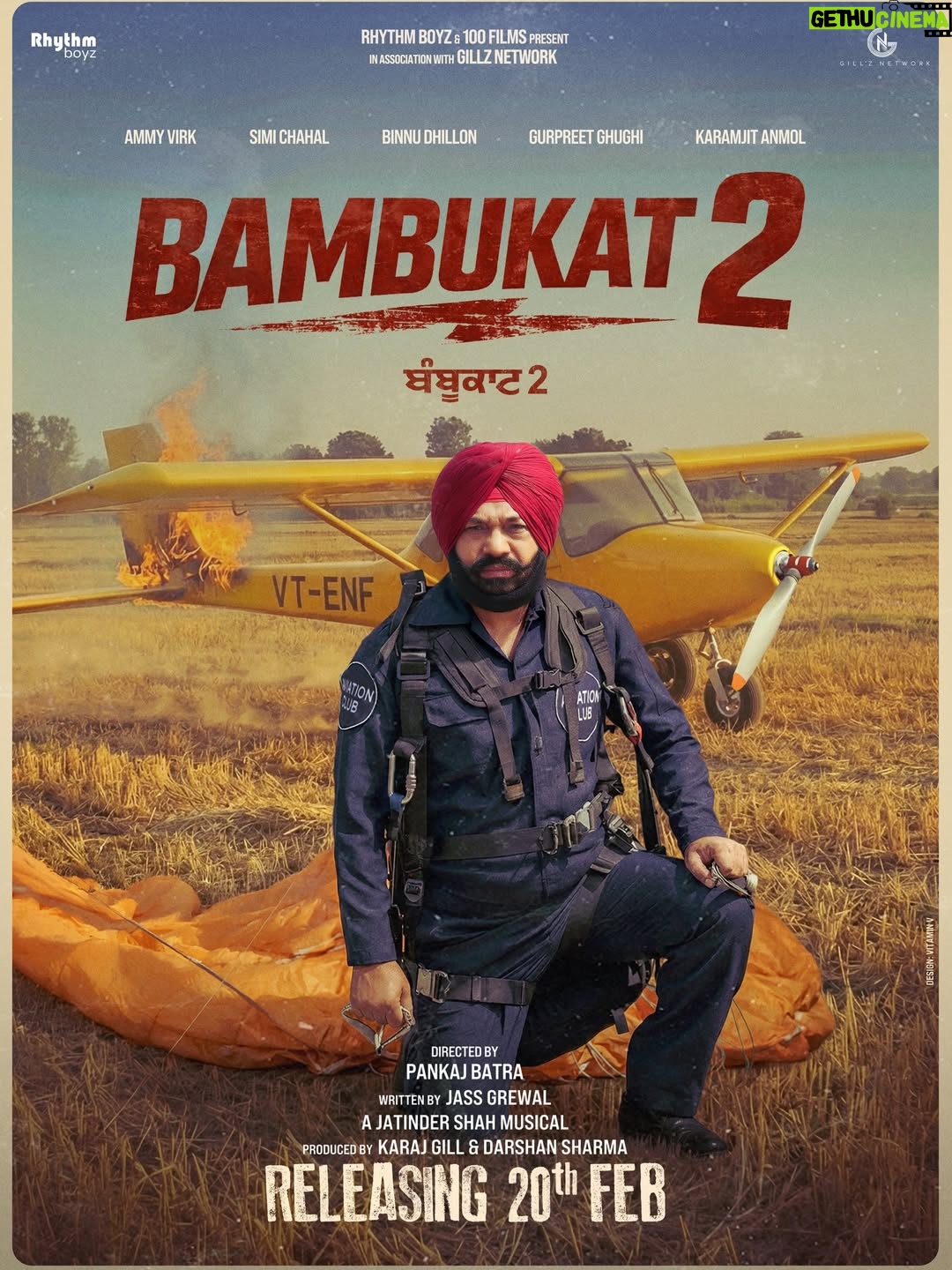 Simi Chahal - 40.8K Likes - Your Bambukat Team is back with a bang! New look, new style, new entertainment guaranteed! #Bambukat2 Trailer on the way!

Directed by @iampankajbatra
Produced by @karajgill @amrindergill @darshansharma335 @officialgillznetwork #100films
Written by #JassGrewal
Music by @jitendershah10

@rhytmboyzentertainment  @ammyvirk @simichahal9  @ghuggigurpreet @binnudhillons @karamjitanmol 
@thestylishsingh 
@vineetmalhotra @vikramdahiya707 @manishmore8