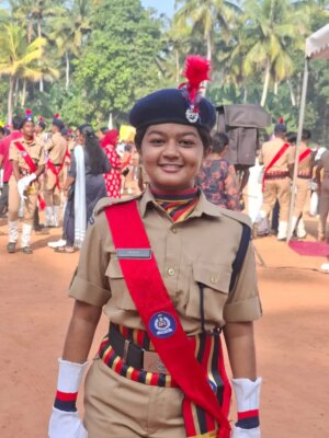 Sona Jelina Instagram - Completed Student Police Cadet (SPC) training this year
