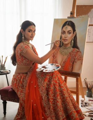 Sonyaa Ayodhya Instagram - @sonyaaayodhya ✨🖌️🎨♥️
.
.
@ikacreaton 
#ikacreator #sonyaaayodhya #painting🎨_art #brushpainting #myfavoriteperson❤️