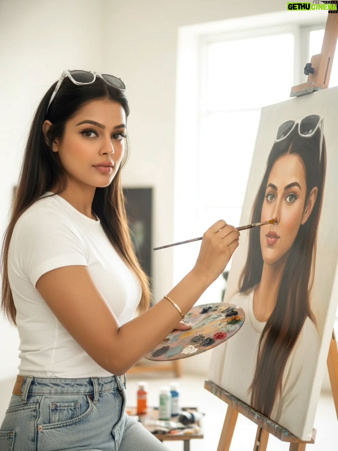 Sonyaa Ayodhya - 194 Likes - @sonyaaayodhya ✨🖌️🎨♥️
.
.
@ikacreaton 
#ikacreator #sonyaaayodhya #painting🎨_art #brushpainting #myfavoriteperson❤️