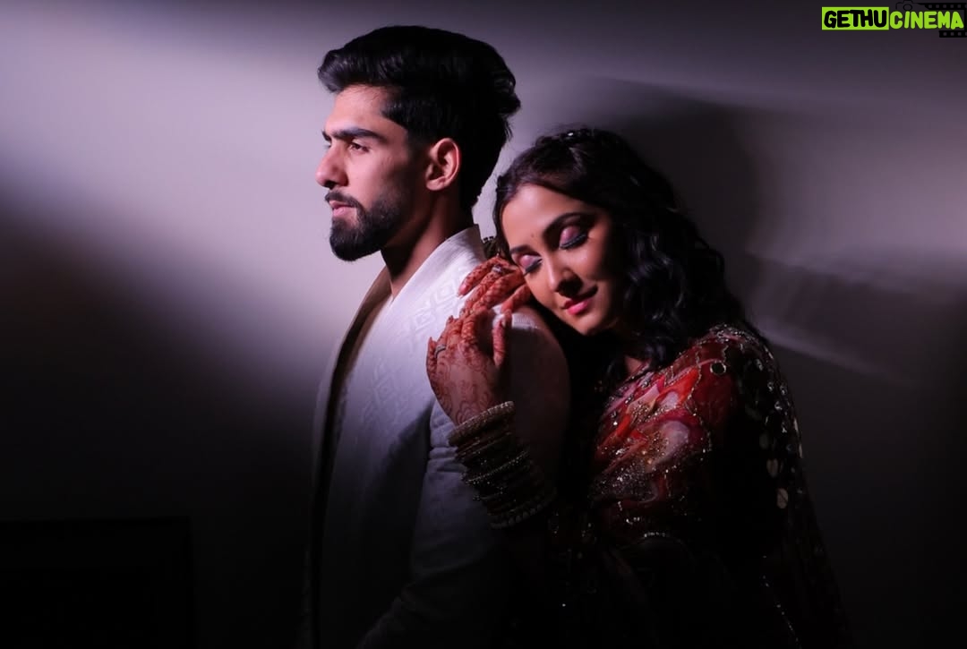 Srishti Jain - 45.5K Likes - Right here on this very platform our story began , and here we are announcing the beginning of our forever! Surrounded by love, laughter, family and friends. 

Our hearts are so so full! It still feels surreal! 

PS - I cannot wait to marry you my baby! 
I love you to the moon and back!

Srishti’s outfit - @gaiabyarchie