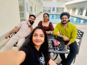 Surabhi Santosh Instagram - Next …..sooon❤️
#couples #chempaneerpoovu #pavithram#shoot #soon