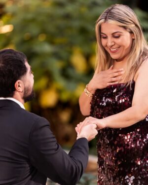 Suzy Antonyan Instagram - I said YES! To the man of my dreams

To my fiancé, I love you more than you’ll ever know. Thank you for all that you do, I can’t wait to spend the rest of my life with you ♥️

To my friends and family, thank you for this amazing surprise and for making my proposal so memorable I love you all so much 🥹♥️