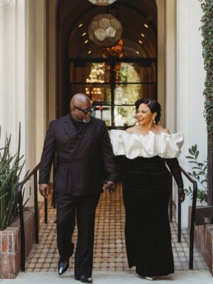 Tamela Mann Instagram - We Did It Bae! 

You brought me to the @grammys and spoiled me rotten! Thank you for believing in me, pushing me to be my best self and loving me through the losses. Truth Is I’m Yours! Forever and Always 🤍💋 #Winning

Styled by @beeombi 
MUA: @ashleyriosactress 
Shot by @jugglingthejohnsons