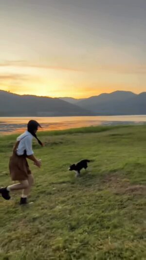 Thasorn Klinnium Instagram - 1 year 🐇🐕‍🦺🌅
