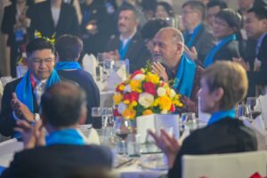 Tiara Jacquelina Instagram - A lively evening at the 6th ADGMIN Gala Dinner with ASEAN digital leaders and outstanding technology and AI players from across the region.

We also celebrated the achievements of the ASEAN Digital Awards 2026 recipients, whose work continues to shape ASEAN’s digital landscape.

Heartiest congratulations to Puan Sri Tiara Jaquelina, Founder of The Enfiniti Academy of Musical Theatre and Performing Arts, on winning Gold for Dream Forest in the Digital Content category. A true inspiration for mastering the evolving digital world.

Malaysia Boleh! 🇲🇾✨
#ASEAN #ADGMIN #Gala