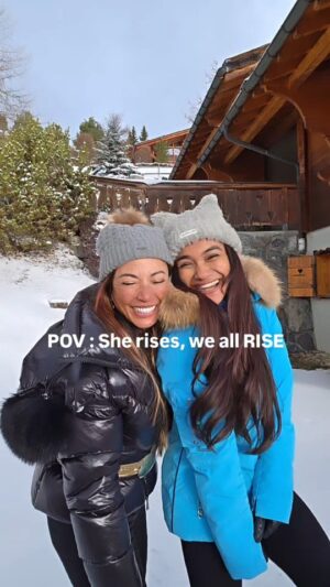 Tiara Jacquelina Instagram - Friendship, mentorship, sisterhood, all in one journey. When women rise together, we create something bigger than ourselves. Two female founders... No competition, just sharing small wins and laughing at chaos ..