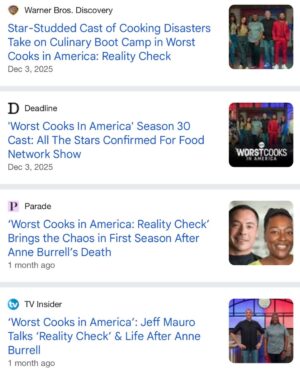 Tiffany Derry Instagram - and just like that: The Worst Cooks In America Finale is here and what a time this season has been! Thanks for tuning in with us every Sunday. Tonight on @foodnetwork is all about Elevated Proteins, Luxury Desserts, and a no-holds-barred culinary battle royale with The Recruits. 

🍿🎬 If you’ve been watching-what have been some of your favorite moments from the show? 

#WorstCooks @FoodNetwork @discoveryplus @hbomax