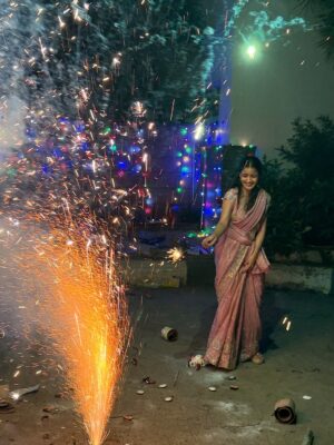 Vaishnavi Chaitanya Instagram - ✨✨💗💗
#diwali
