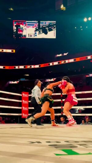 Yokasta Valle Instagram - Otra defensa victoriosa! @mostvaluablepromotions 🇨🇷