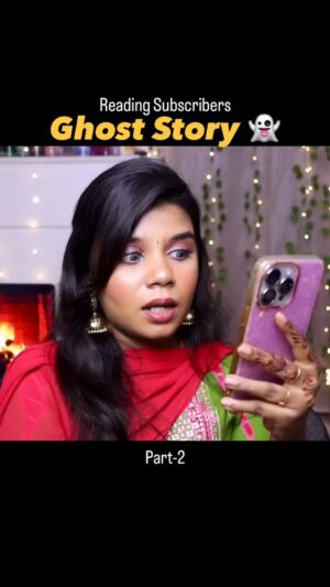 Aarthi Chandran Instagram - Ghost Story 👻Part-2👹🔥🙆🏻‍♀️Watch Full video on my Youtube channel ☠️ 
Channel Name: Mable Aarthi
A kutty glimpse of what my subscribers send me or put me through 😶‍🌫️😫🚶‍♀️

 #reelsinstagram #ghost #ghoststories #readingsubscribersghoststories #mableaarthi