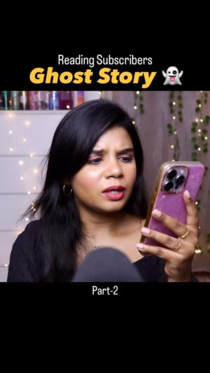 Aarthi Chandran Instagram - Ghost Story 👻Part-2👹🔥🙆🏻‍♀️Watch Full video on my Youtube channel ☠️ 
Channel Name: Mable Aarthi
A kutty glimpse of what my subscribers send me or put me through 😶‍🌫️😫🚶‍♀️

 #reelsinstagram #ghost #ghoststories #readingsubscribersghoststories #mableaarthi