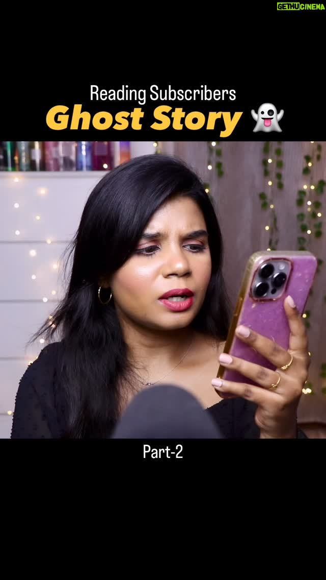 Aarthi Chandran - 14.3K Likes - Ghost Story 👻Part-2👹🔥🙆🏻‍♀️Watch Full video on my Youtube channel ☠️ 
Channel Name: Mable Aarthi
A kutty glimpse of what my subscribers send me or put me through 😶‍🌫️😫🚶‍♀️

 #reelsinstagram #ghost #ghoststories #readingsubscribersghoststories #mableaarthi