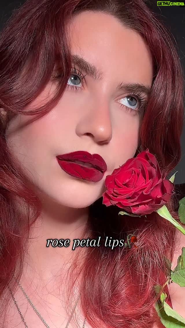 Abby Roberts - 154K Likes - my bf buys me roses every week so i put them to good use🥀 

products:
@colourpopcosmetics bichette lipliner 
@violette_fr liquid lip

#makeup #rosepetallips #beauty