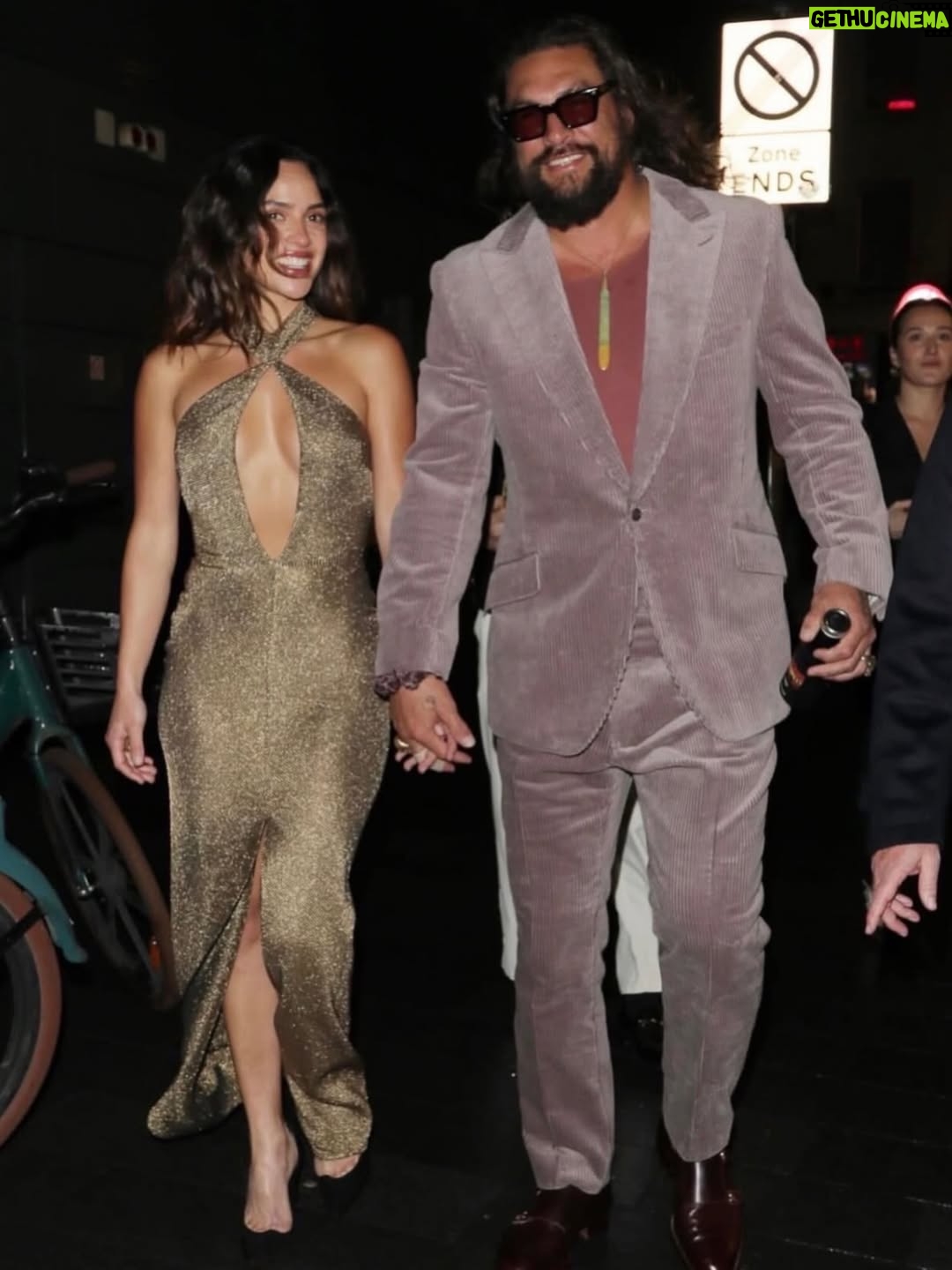 Adria Arjona - 565.9K Likes - What a night in London.
Celebrating The Wrecking Crew with mi amor @adriaarjona , our ohana and the crew that makes it all happen. Aloha j 
.
Streaming January 28. 
@amazonmgmstudios @primevideo @harleydavidson