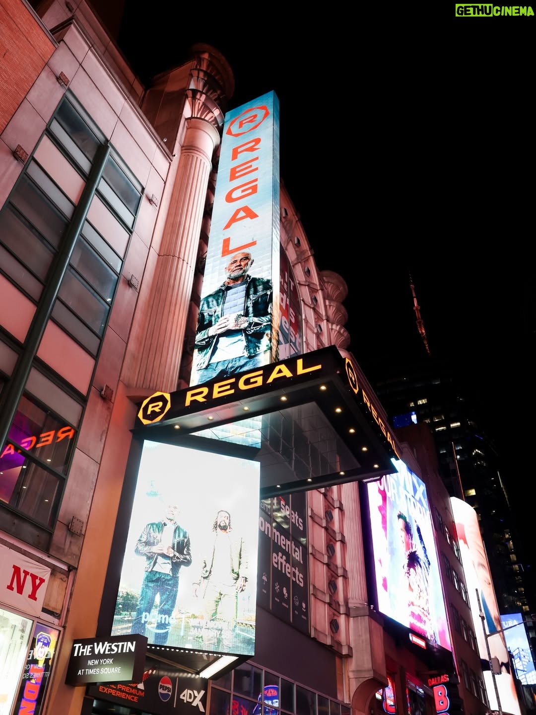 Adria Arjona - 258.5K Likes - NYC! The Wrecking Crew premiere with mi amor @adriaarjona 
Mahalo to New York, the cast, crew, and producers.
@primemovies streaming January 28.
Aloha, J 🤙🏽