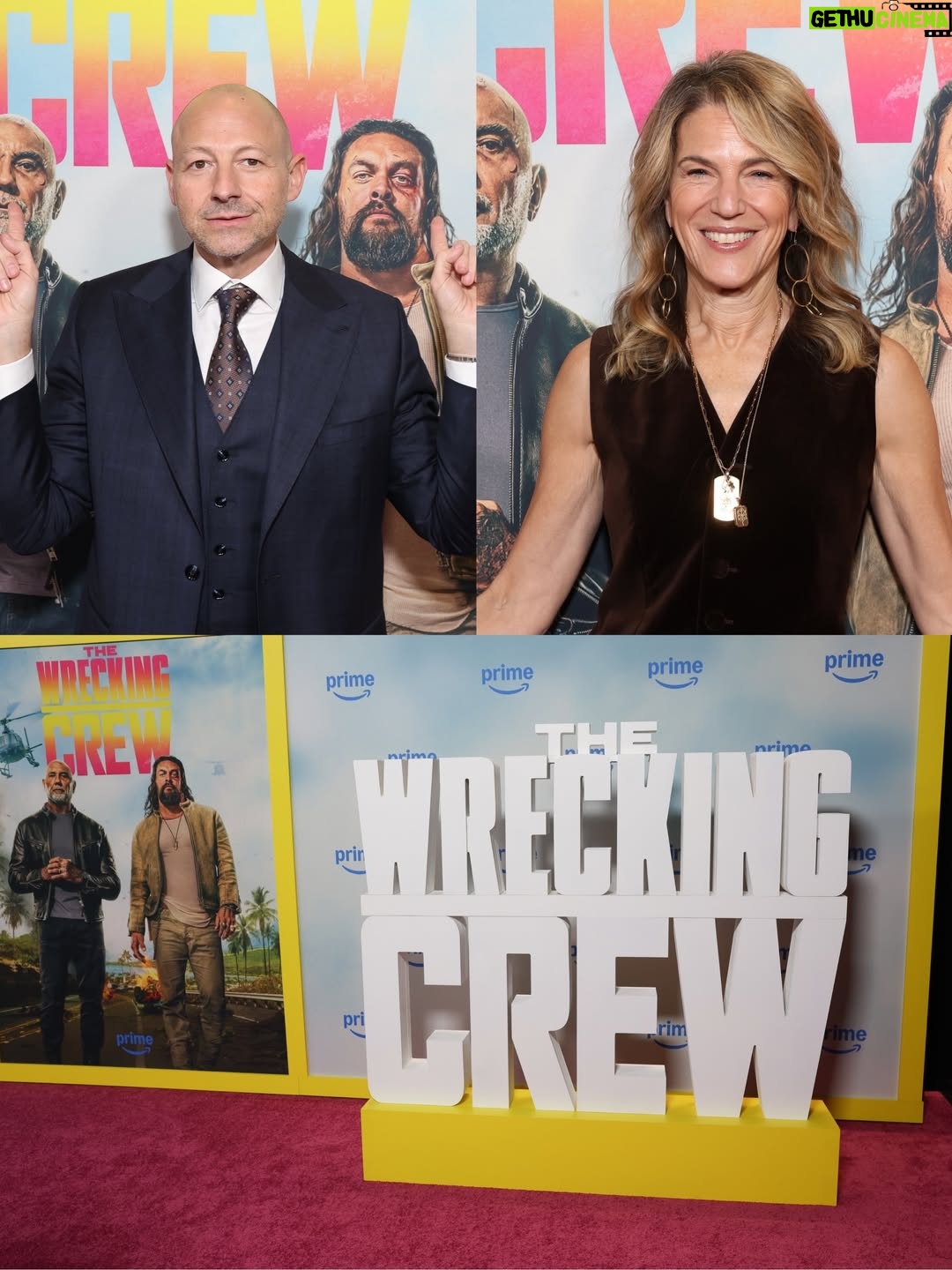 Adria Arjona - 258.5K Likes - NYC! The Wrecking Crew premiere with mi amor @adriaarjona 
Mahalo to New York, the cast, crew, and producers.
@primemovies streaming January 28.
Aloha, J 🤙🏽