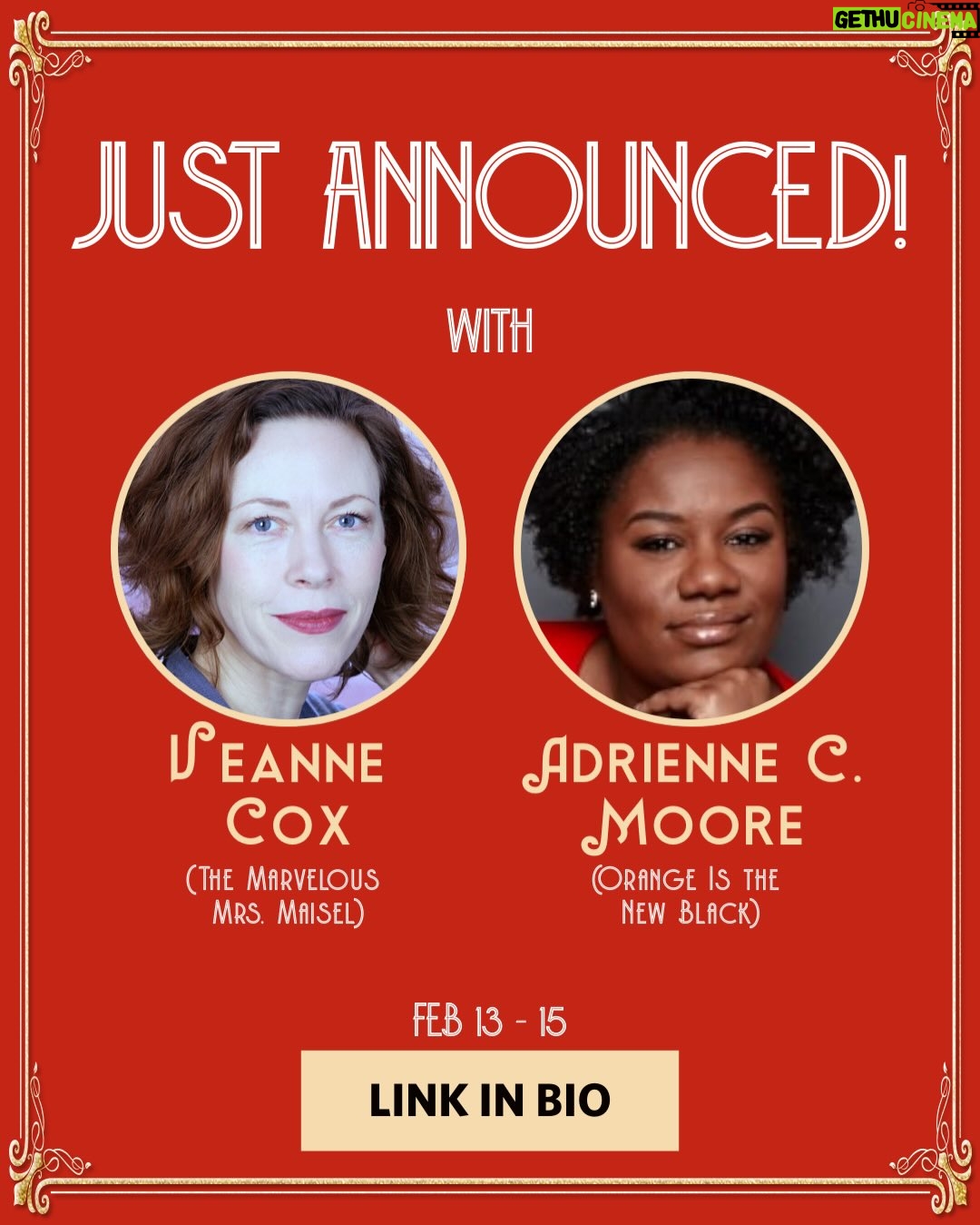 Adrienne C. Moore - 376 Likes - The more the merrier! Veanne Cox (The Marvelous Mrs. Maisel) and Adrienne C. Moore (Orange Is the New Black) have just been announced as the cast joining Joy Behar (co-host of The View) on stage at George Street Playhouse!

Ticket link in bio!