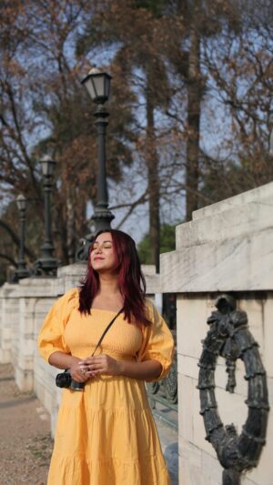Adrija Ghoshal Instagram - #AD I wanted to hop on the colour walk trend but my hair wasn’t behaving😭
So quickly took a shower with my current favourite @sunsilk 💛Flowy Silk Smooth Shampoo & Conditioner that just instantly makes my hair soft, silky and provides smoothness for upto 100 hours🌼
Drop a “LINK” in the comments & join the #SwayLikeSilk 💛
#SwayWithSunsilk #Sunsilk
