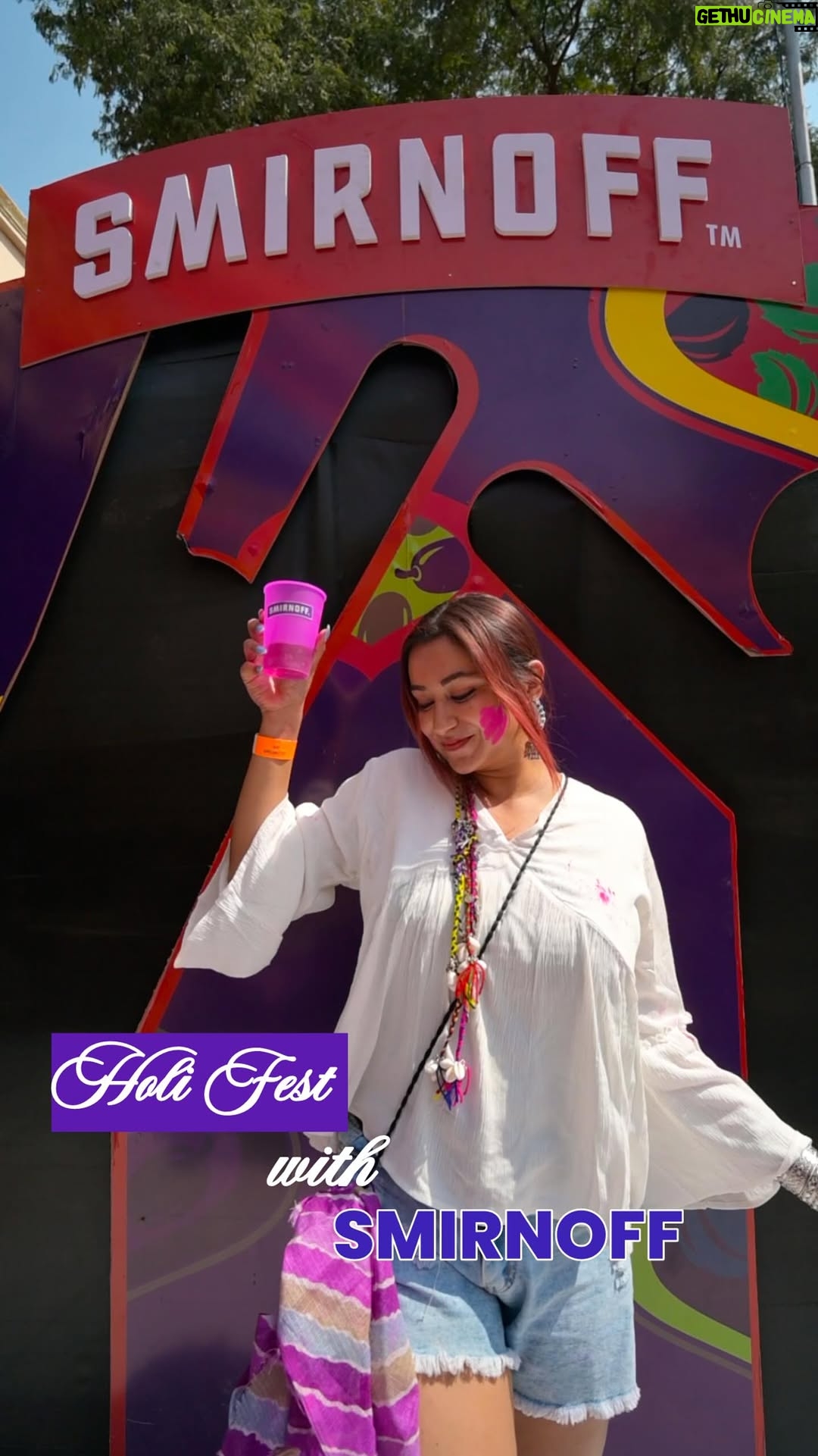 Adrija Ghoshal - 6.1K Likes - At Holi Fest, PC Chandra Garden, tried the new Smirnoff Minty Jamun. A refreshing jamun flavour with just a subtle touch of mint.

#Invited @smirnoffin #FlavourIsAVibe #MintyJamun