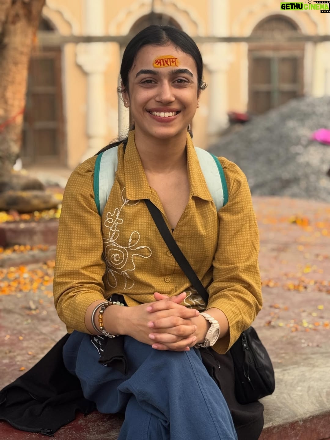 Adrija Sinha - 8.2K Likes - Ayodhya diaries 🙏❤️