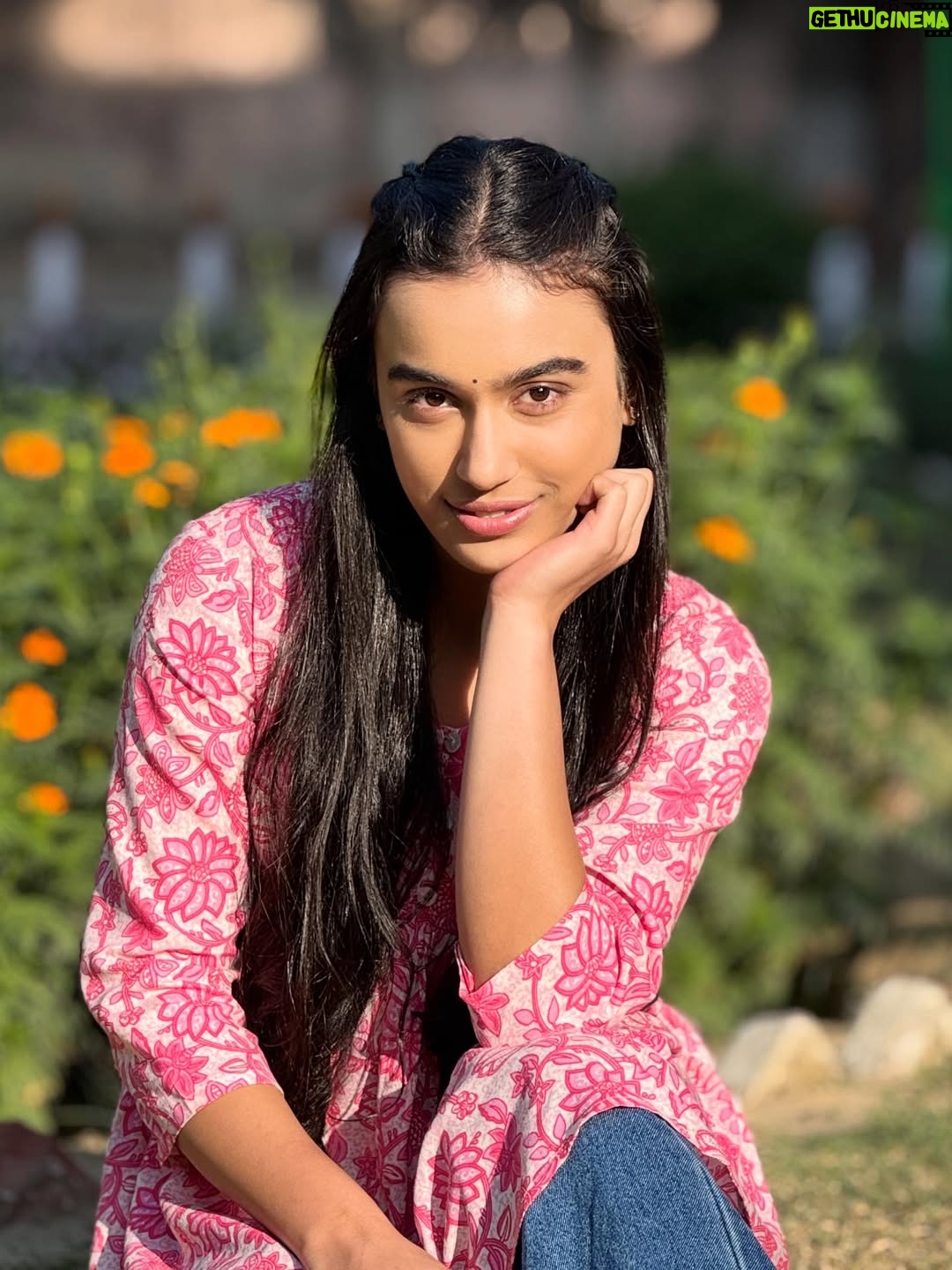 Adrija Sinha - 7.7K Likes - Last carousel in this look I swear 🌸😌