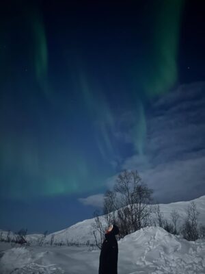 Ahn Eun-jin Instagram - Northern Lights 🌌✨