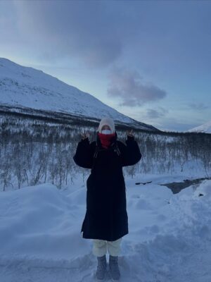 Ahn Eun-jin Instagram - Northern Lights 🌌✨
