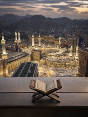 Aisha Zafar Khan Instagram - I wasn’t asking for miracles 
I wasn’t searching for answers
I was simply there, present, calm, and full.

I held my baby, moved slowly, and allowed myself to feel the moment fully

My first Umrah as a mother is a memory I’ll carry with the same gentleness I carried my child 🤍