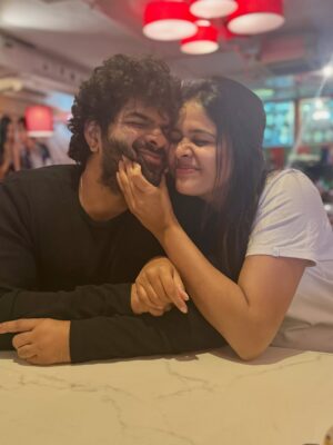 Akshaya Deodhar Instagram - Happy 3rd anniversary My Man❤️

You are my calm in every storm.
My safe place when the world feels heavy.
Your arms feel like home every single time. 
💕💕💕

My heart chose him, and it chooses him every day.
Loving him feels so easy, so right.🥹
 
Thank you for loving me more than I expected, More than i deserved, thank you for coming into my life..❤️

I love you the most 😘