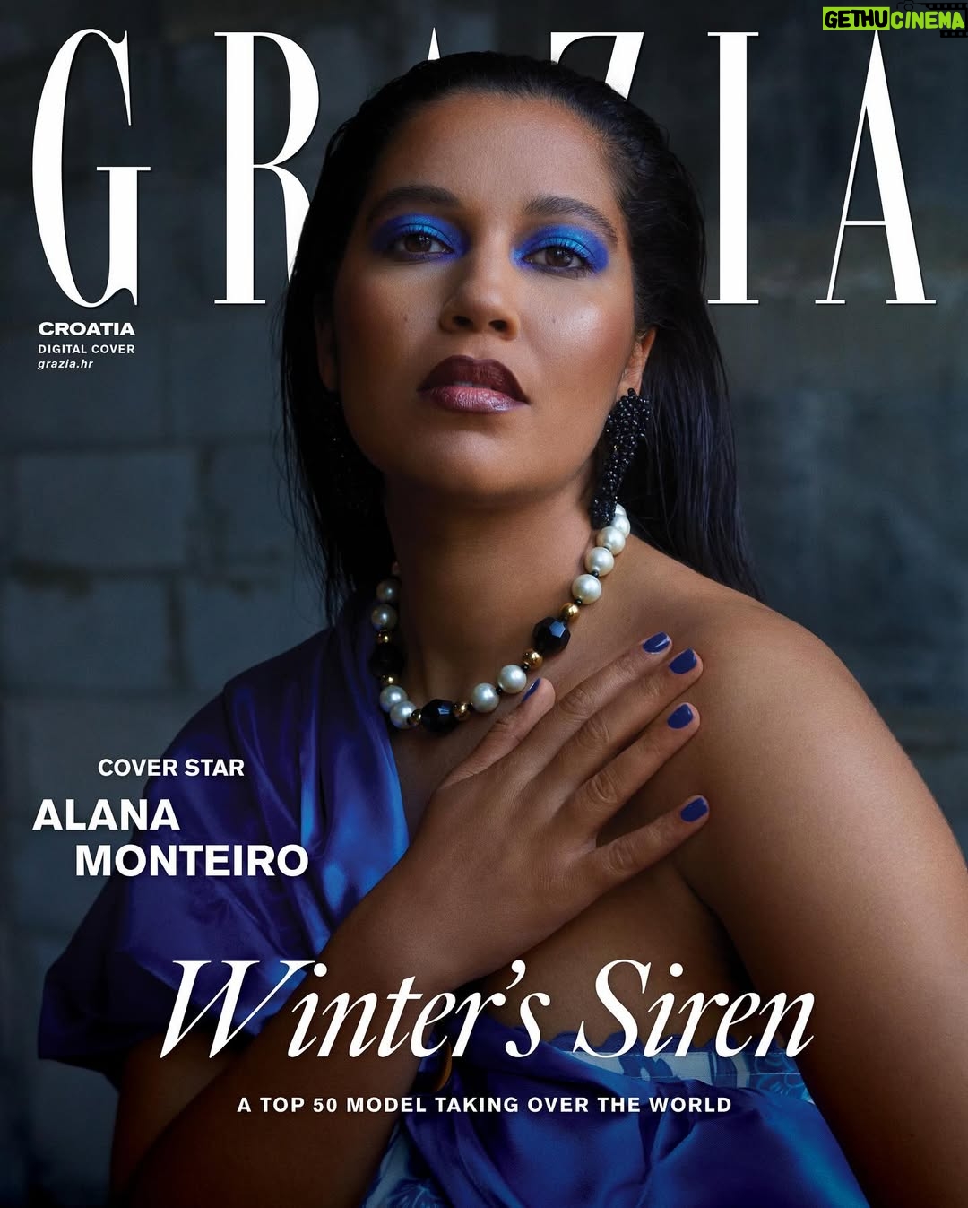 Alana Monteiro - 172.5K Likes - A great way to end the year 💙🥶 New Cover out for @grazia_croatia ❄️