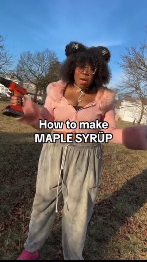 Alexis Nikole Nelson Instagram - Make your own maple syrup! 🍁 A throwback for this first day of maple tapping season here in central Ohio!