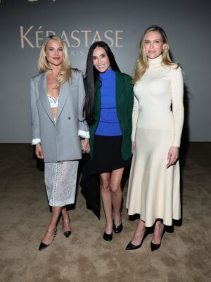 Ali Larter Instagram - What a beautiful night celebrating my dear friend, the incomparable @demimoore, as the new face of @kerastase_official - a brand that celebrates women supporting one another and feeling confident at every stage of life. So happy to have been there to support, and to celebrate the launch of the new Chronologiste Overnight Youth Serum. Thank you @glencocoforhair for making me feel my best! #Kerastasepartner