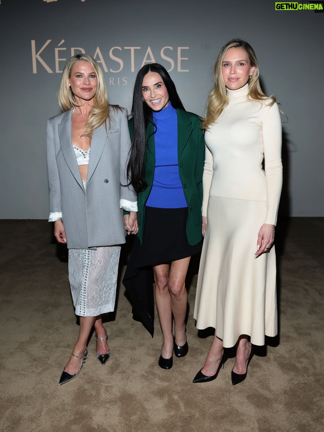 Ali Larter - 267.4K Likes - What a beautiful night celebrating my dear friend, the incomparable @demimoore, as the new face of @kerastase_official - a brand that celebrates women supporting one another and feeling confident at every stage of life. So happy to have been there to support, and to celebrate the launch of the new Chronologiste Overnight Youth Serum. Thank you @glencocoforhair for making me feel my best! #Kerastasepartner