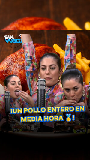 Alicia Mercado Instagram - Alicia Mercado aseguró que su talento era comerse un pollo a la brasa entero. Ella dijo que lo haría y... ¡lo cumplió! 
No hay nada que detenga a nuestra 'comelona' favorita 🏆.

#SinVueltas 

Sintonízanos de lunes a viernes a las 3:00 p.m. en el canal de YouTube de RPP.