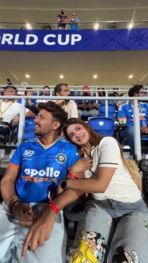 Alisha Rajput Instagram - India semifinal mai agyi 

#t20worldcup #jiohotstar #starsports