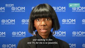 Ama K. Abebrese Instagram - From Ghana to London, #IOMGoodwillAmbassador @ama_k_abebrese shared how migration shaped her identity, creativity, and career, reminding us that every journey matters.